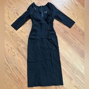 Stop Staring Black Dress, vintage style dress